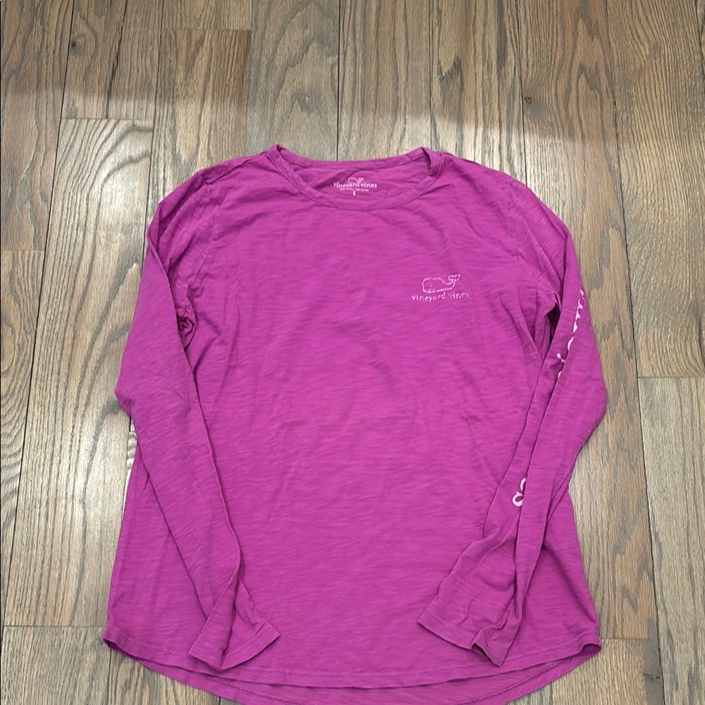 Vineyard Vines Pink Long Sleeve Shirt